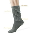 thumbnail image 4 of Slouchy Socks for Women Slouch Scrunch Knee High Boot Socks Soft Long Socks Cozy Crew Socks Leg Warmers, 4 of 6