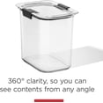 thumbnail image 6 of Brilliance 16-Cup Airtight Food Storage Container with Lid Clear/Grey - optimal for pantry organization flour sugar and food storage, 6 of 6