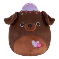 Squishmallows Rico the Brownie Chocolate Lab Valentine Plush Toy Hearts 12 Inch