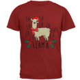 thumbnail image 1 of T-shirt pour Homme Noël Fa la Llama, 1 of 1