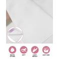 thumbnail image 6 of Light Purple White Kitchen Dish Towels for Drying Dishes Set of 4, Gradient Solid Stripes Geometric Waffle Weave Microfiber Hand Tea Bathroom Towels Quick Dry & Absorbent Towel 15.7x23.6, 6 of 7