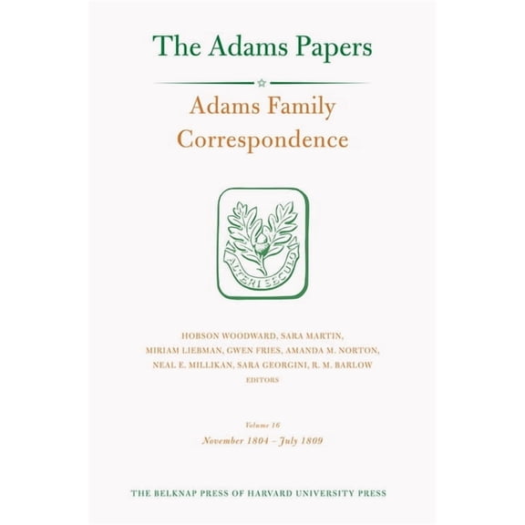 Adams Papers Adams Family Correspondence, (Hardcover)