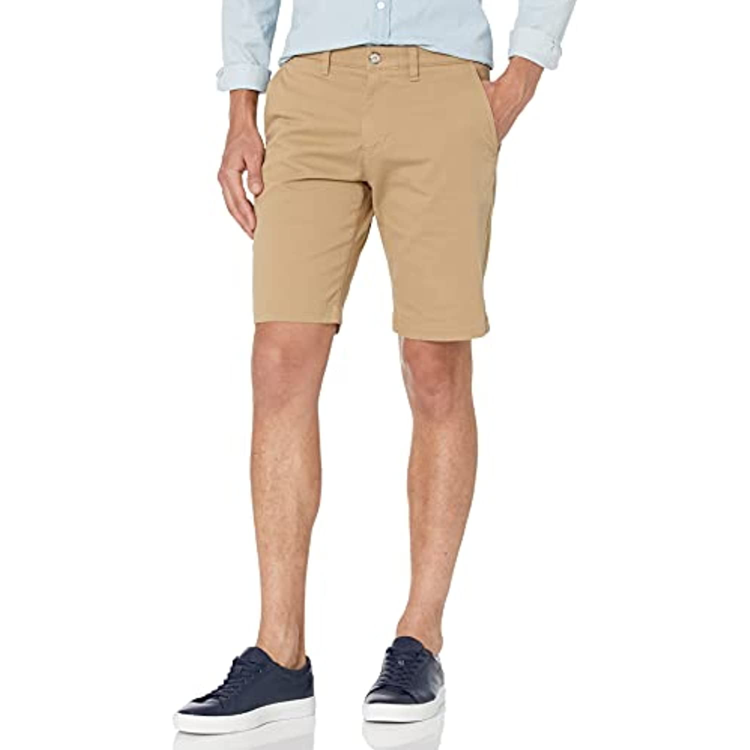 Lacoste Men s Silm Fit Stretch Gabardine Bermuda Shorts Viennese