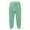01# Light Green, variant on Huresd Men's Cotton Casual Shorts 3/4 Jogger Capri Pants Breathable Below Knee Short Pants with Three Pockets Black M