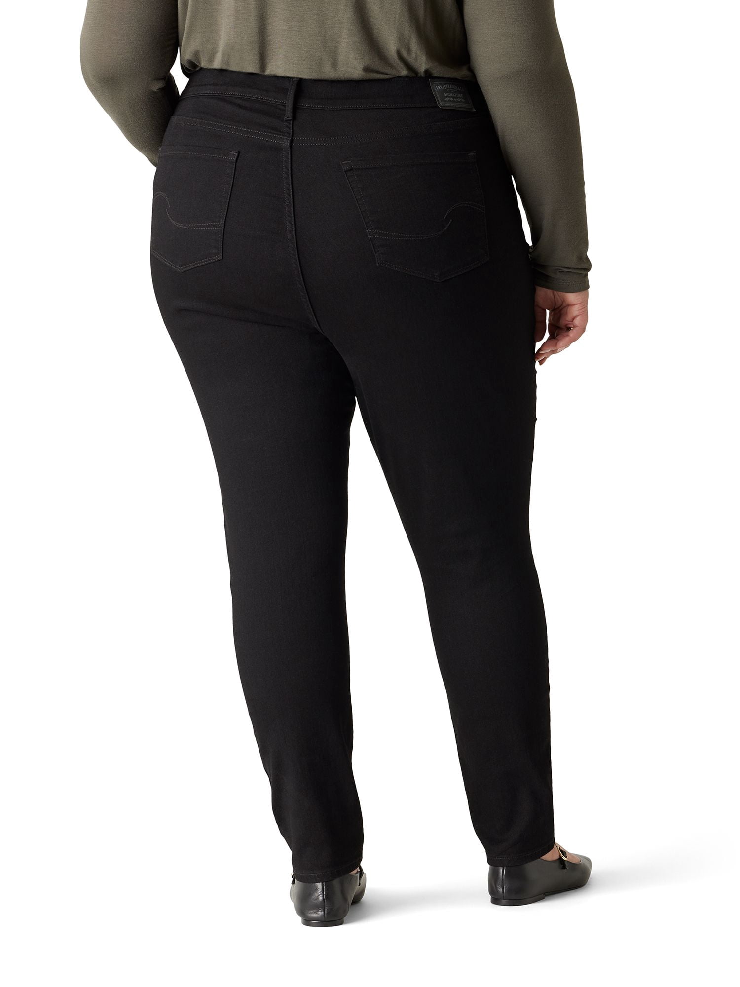 Levi Strauss Signature Women's and Women's Plus High Rise Skinny Jeans, Sizes 2-26