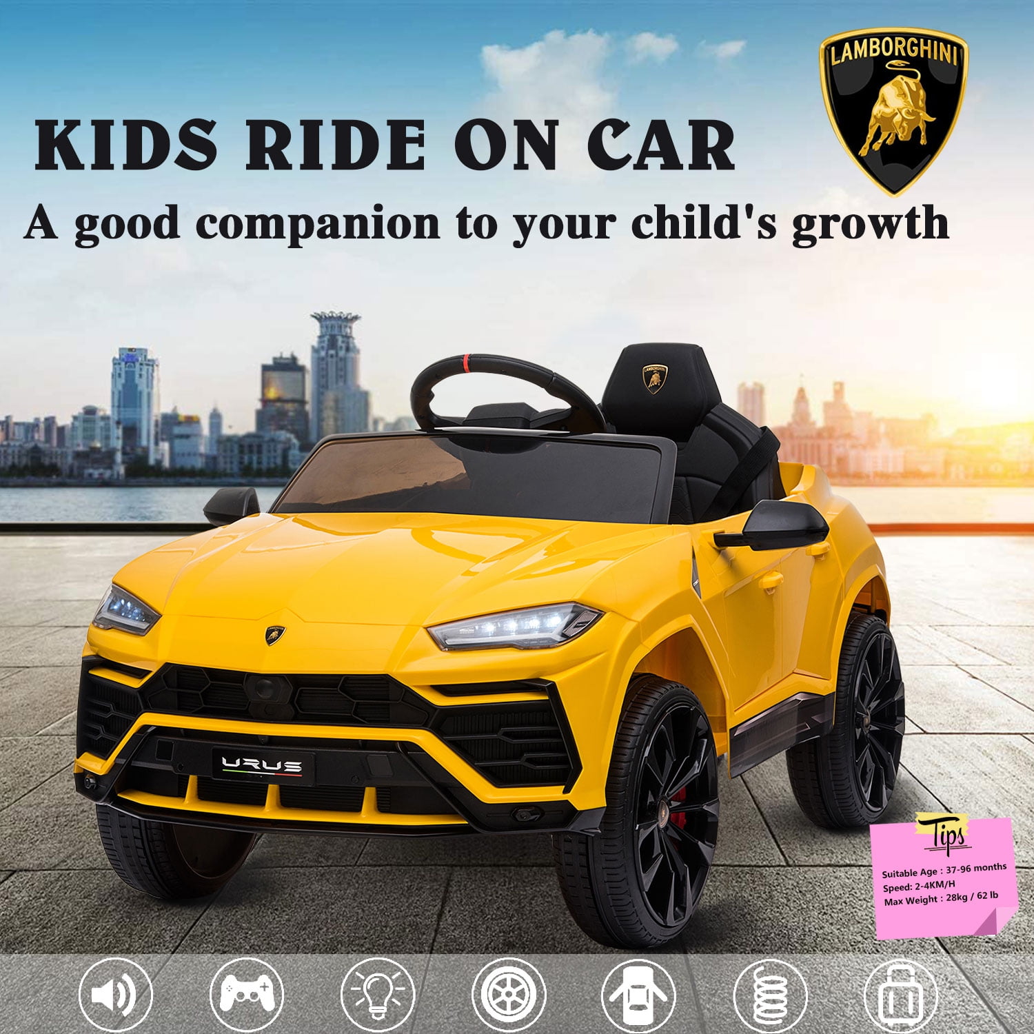 Rechargeable Powered 4 Wheels Children Ride on Car Kids Electric