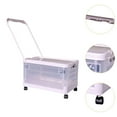 thumbnail image 6 of yotijay Car Trunk Storage Box with Wheels and Handle, Foldable Lightweight Clear, 6 of 9