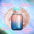 thumbnail image 4 of Cocosmile Pearl Dazzle Kids Insulated Water Bottle - Durable & Pearlescent Design - Easy Open Button & Carrying Lanyard - Tritan Plastic Water Bottle for School Boys Girls, BPA Free (Without Straw), 4 of 7