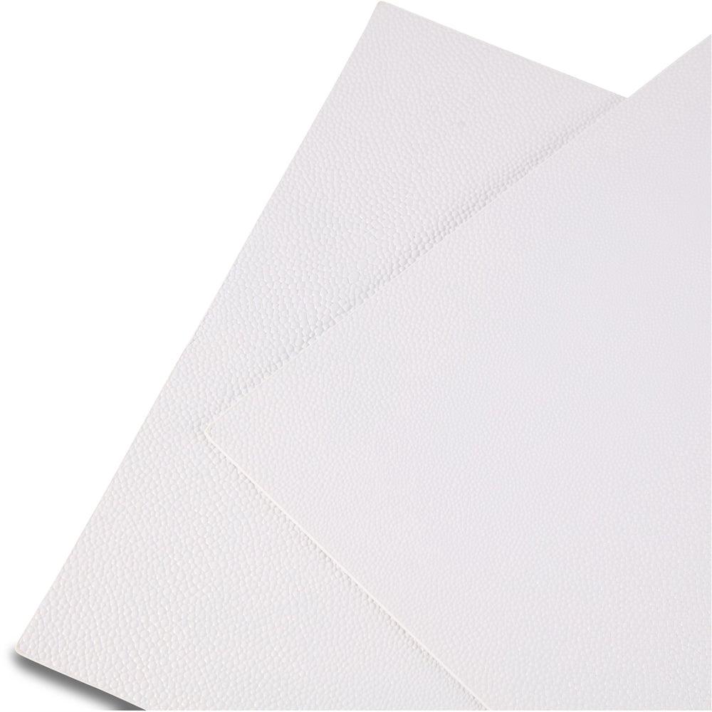 Ala Carte by Dainty Home Lucerne Patent Pebbled Textured Faux Leather Placemats – Set of 4, Reversible, Non-Slip, Washable, Heat & Tear Resistant – 12x18 in Dining Table Mats