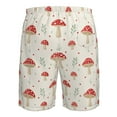 thumbnail image 6 of Naloa Mushroom Men's Beach Shorts, Surfing shorts, Swim trunks, Quick Dry Swim Trunks for Surfing Beach Fun - Medium, 6 of 9