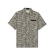 thumbnail image 2 of CAMISAS DE MANGA CORTA PARA HOMBRE INSPIRADAS CHIC, CAMISAS DE VERANO CON IMPRESIÓN Y BOLSILLO, BOTONES, BEIGE Y NEGRO, TALLA XL, 2 of 6