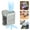 ice green, variant on Clip on Fan with 100 Speed Levels, 2.64x2.64x2.52 Inch Portable Personal Fan, 1800mAh Battery Digital Display for Outdoor