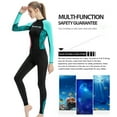 thumbnail image 3 of Snorkel Buceo Traje de neopreno de cuerpo completo Traje de buceo de una pieza para mujer (Negro S) Ndcxsfigh Nuevos Originales, 3 of 8