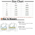 thumbnail image 2 of Bigersell Comfortable Sports Bras for Women Clearance Cute Bras for Women Longline Bra Style B1967 Full-Coverage Bras Hook and Eye Bra Closure Women's Plus Size Women's Bras No Underwire Blue XXL, 2 of 4