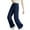 Navy, variant on AUNVITO Girls Boys Casual Loose Checkered Wide Leg Pants High Waist Straight Lounge Y2K Trousers Summer 5-13Years
