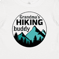 thumbnail image 4 of Inktastic Grandma's Hiking Buddy with Mountains and Trees Boys or Girls Baby T-Shirt, 4 of 5