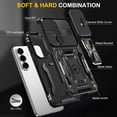 thumbnail image 7 of Hoibon Phone Case for Samsung Galaxy S26 Plus Case,[Slide Camera Cover][Kickstand] [Military Grade Protection] Shockproof Rugged Case for Samsung Galaxy S26 Plus - Black, 7 of 7