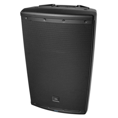 (2) JBL EON615 15" 2000 Watt Powered DJ PA Speakers+Stands+Cables+Mic+Headphones