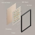 thumbnail image 2 of PixonSign Framed Canvas Print Wall Art Set - Matisse Plants & Colorful Abstract Face Painting - Set of 6 Geometric Minimalism Poster Cultural Art Wall Décor - 8"x10"x6 Black, 2 of 5