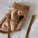 thumbnail image 4 of Ropa de algodón de color sólido para mascotas, ropa de invierno de osos de peluche, ropa cálida de dos patas, ropa gruesa para perros con hebilla de tracción, 4 of 4