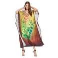 thumbnail image 2 of Gypsie Blu Women's Plus Size Kaftan Dresses Printed Long Maxi Dress for Ladies Girls, 2 of 5