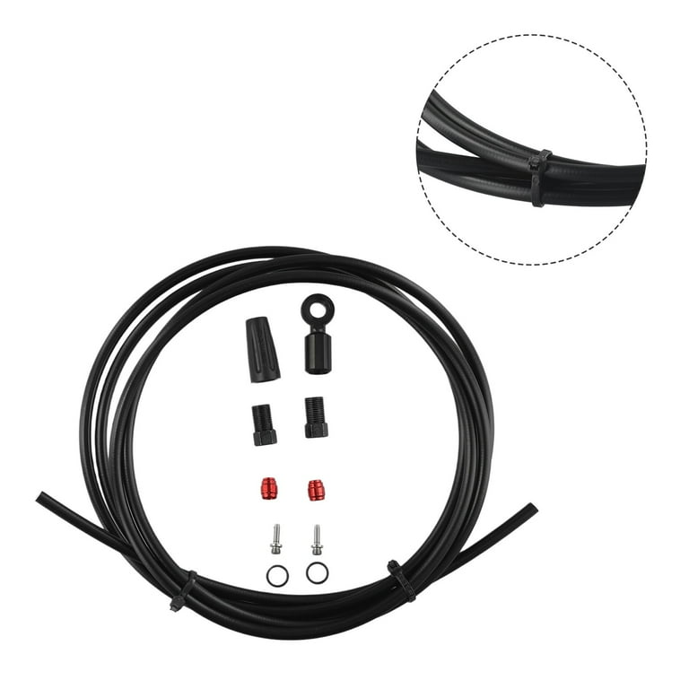 Fule Bicycle Hydraulic Brake Hose Kit for SRAM Flat Mount HRD Red Force Apex 2Meter Walmart