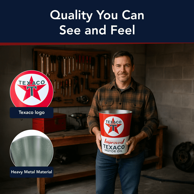 American Art Decor Licensed Texaco Motor Oil Small Decorative