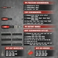 thumbnail image 2 of Juego de destornilladores magnéticos SUNHZMCKP de 124 piezas con estante de almacenamiento, 2 of 6