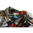thumbnail image 3 of SSLR Mens Casual Button Down Shirts Short Sleeve Hawaiian Shirts Beach Shirts, 3 of 7