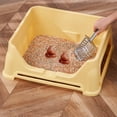 thumbnail image 1 of Dog Potty Tray, Stainless Steel Grid, Dog Litter Box Dog Training Toilet for Small Medium Dogs, Easy Assembly and Cleaning, Small Puppy Training Tray, Pet Training Pads Holder, 1 of 7