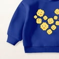 thumbnail image 5 of Ulanda Toddler Unisex Baby Hooded Sweatshirt Boys Girls Winter Hoodies Autumn Solid Pullover Pockets Jumper Outfits (Blue, 5-6 Years), 5 of 7