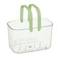thumbnail image 1 of Clear Hand Basket, Versatile Fruit Storage Basket   Safe PET  For Camping, 1 of 8