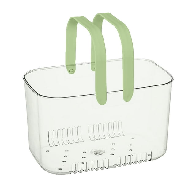 Clear Hand Basket, Versatile Fruit Storage Basket Safe PET For Camping