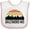 White and Pink, variant on Inktastic Baltimore Maryland Skyline Sunset Boys or Girls Baby Bib