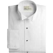 Neil Allyn Mens Wing Collar 1/4 Pleats Tuxedo Shirt