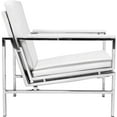 thumbnail image 5 of Modern Atlas Accent Chair, 250, White, 5 of 9