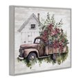 thumbnail image 3 of Stupell Industries Cottage Burgundy Flowers Truck Gray Framed Giclee Art, 20 x 16, by Lettered and Lined, 3 of 8