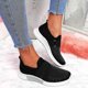 thumbnail image 2 of Mocasines con suela ortopédica Zapatillas de moda para mujer Zapatillas de plataforma Talla 42 Gris, 2 of 4