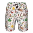 thumbnail image 3 of Fotbe Winter Christmas And New Year Deer Trajes de Baño Estampados para Hombre, Shorts de Verano de Secado Rápido, Ropa de Playa, Bañadores-3X-Large, 3 of 6