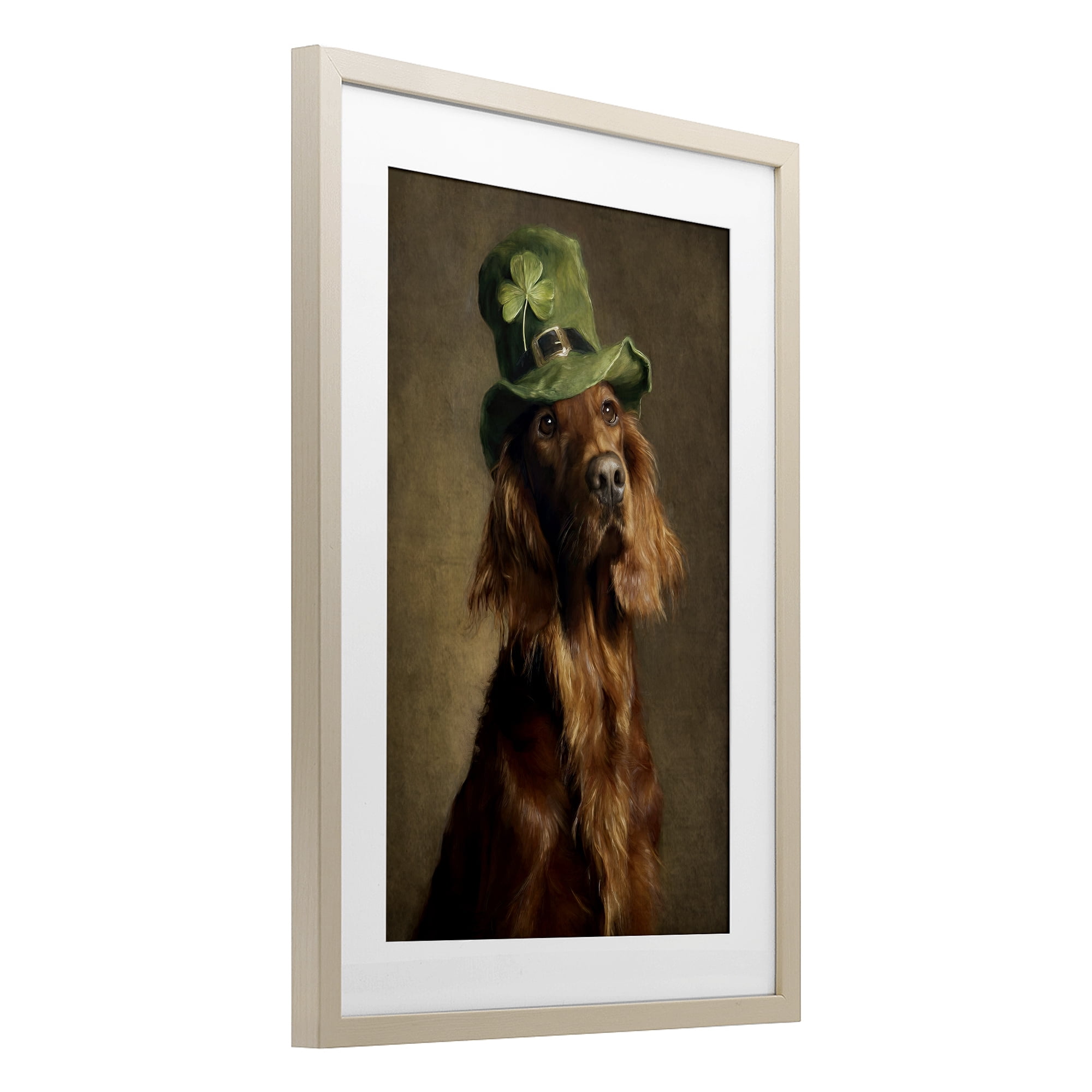 Stupell Industries The Irish Setter Portrait Birch Framed Print Under Glass, design by Tina LeCour