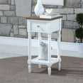 thumbnail image 1 of Pemberly Row End Table Nightstand Bedside Square in Wood - White, 1 of 6