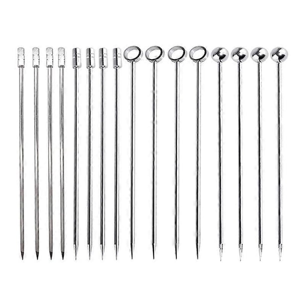 16pcs Cocktail Stick Cocktail Picks For Drinks Cocktail Toothpicks Skewers Cocktail Skewers Martini Picks For Olives