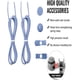 thumbnail image 3 of Cordones elásticos sin atar (cada uno/48 pulgadas, 1 par) Cordones elásticos de látex para zapatillas de deporte para niños y adultos Zhivalor WMZL-1918-7, 3 of 8