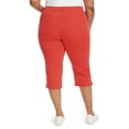 thumbnail image 3 of Gloria Vanderbilt Swan Series Women's Plus Amanda 5 Pocket Capri with Slit, Sizes 16W-24W, 3 of 5