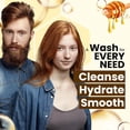 thumbnail image 5 of Herbishh Honey Shampoo & Conditioner Set (10.14 fl.oz Each) Cleansing Shampoo for Buildup with Hydrating Conditioner for Dry & Damaged Hair, Shine & Nourishment, Daily Hair Care Set for Men & Women, 5 of 8