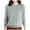 Grey, variant on Women Sweaters, Crew Neck Sweaters for Women, Solid Color Casual Pullover, Everyday Wear Comfort