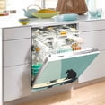 thumbnail image 2 of Yayeee Magnetic Dishwasher Cover for The Front Decoration Home Kitchen Machine Sticker Protector, Black Cat, 2 of 6