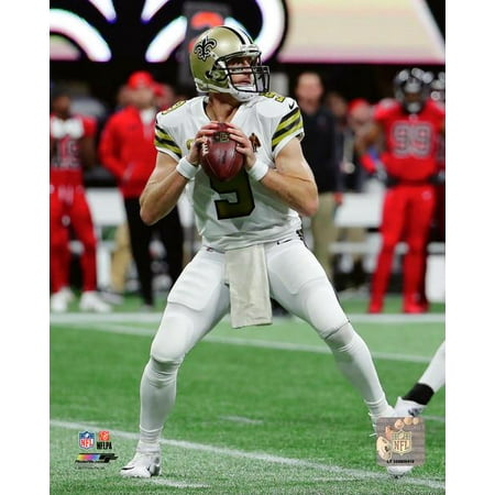 Brees Photograph - Drew Brees 2017 Action Photo Print
