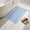 Blue, variant on Casa and Beyond Non Slip Shower Mat 27.56x14.96in, Suction Cup Bathtub Mat with Drain Holes, Machine Washable & Portable