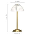 thumbnail image 2 of Neoglint Lampe de Table Sans Fil Rechargeable Lampe de Bureau à DEL avec Commande Tactile à Intensité Réglable 3 Couleurs de Lumière Lampe de Chevet Lampe de Lecture pour Bars Restaurants Café, 2 of 8